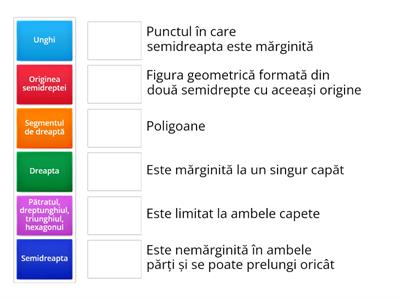 Elemente de geometrie - clasa 3