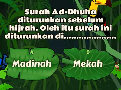 KEFAHAMAN SURAH AD- DHUHA TAHUN 6