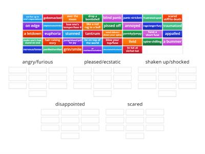 Vocabulary FEELINGS B2+/C1 (part 2)