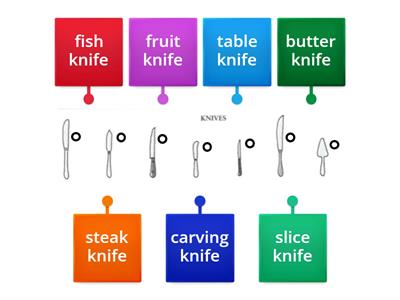 Cutlery - knives
