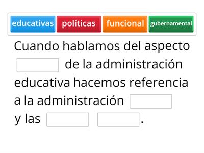 Administración educativa 