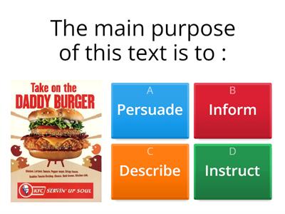  Purpose of text