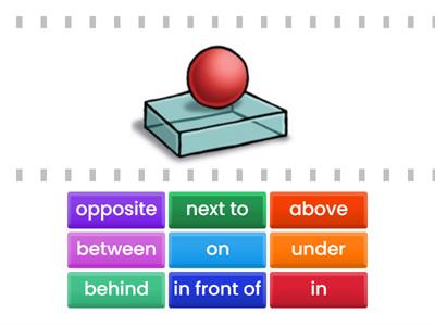 KB3 Unit 4: Prepositions of Place (on, in, under, next to,between, in front of, behind, above)