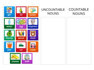 Countable/Uncountable Nouns