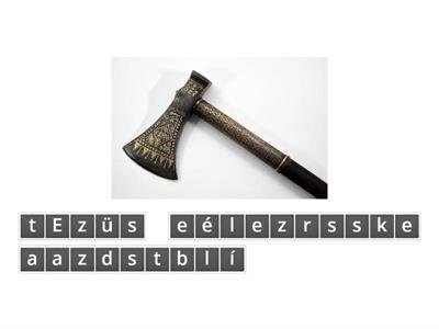 Törökkori fegyverek anagrammája