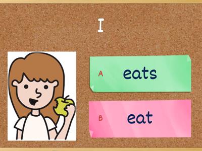 Present Simple with pronouns -1-30