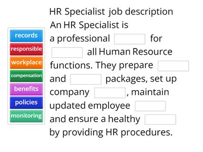 WORKING IN HUMAN RESOURCES Unit 1