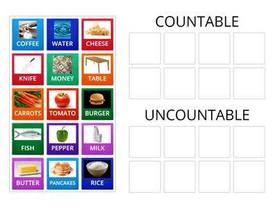  UNCOUNTABLE AND COUNTABLE NOUNS
