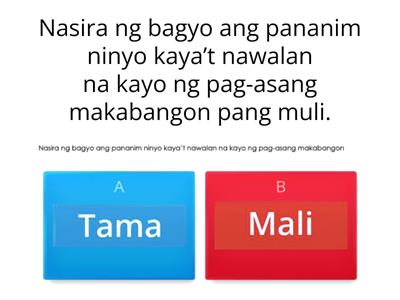 Pagpapakita ng Pananalig sa Diyos ESP 3