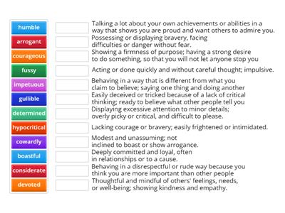 Personality adjectives_definitions 1