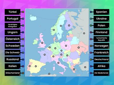 Label the Map of Europe