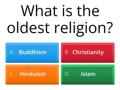 Religion Revision