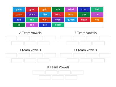 Vowel Teams