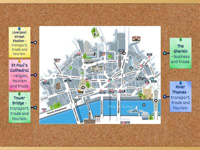 CUSP What are the features of a settlement - London