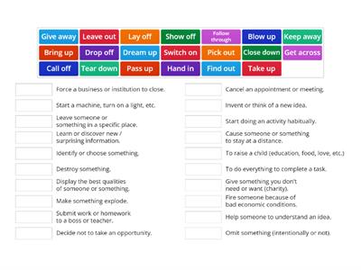 Phrasal Verbs 