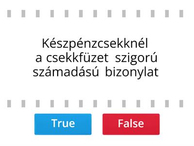 2. forduló - Fizetési számlához kötődő bizonylatok