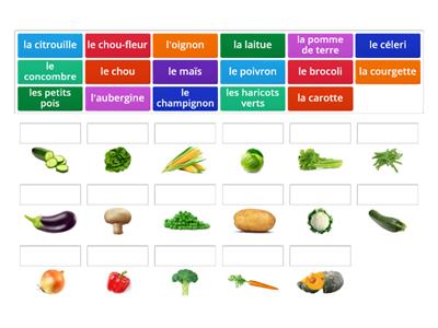 8 (2.4) Les légumes