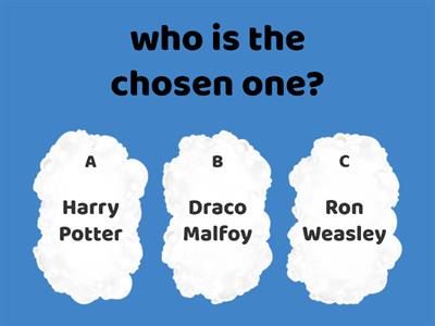 harry potter (4 questions)