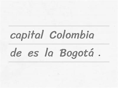 Bogotá - ordenar