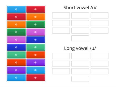 Vowel /u/ - Long and Short sounds
