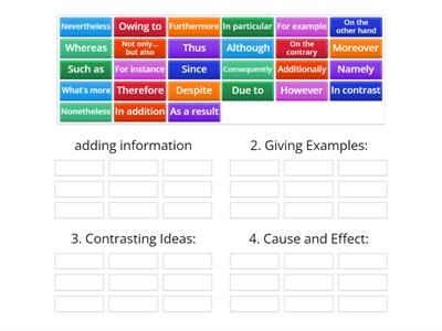 Speaking- linking words - C1 level  - A