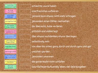 L5 Redewendungen zum Thema Körperteile Sicher Aktuel