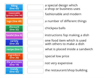 Outcomes A2 4.1 WB ex.3 vocab reading 