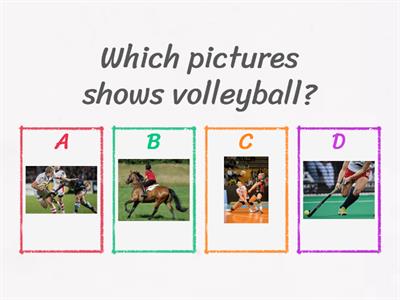 A2.  Sports vocabulary: Quiz