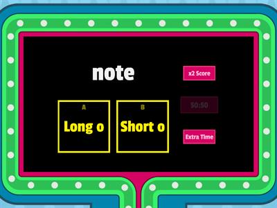 Long vs Short vowels
