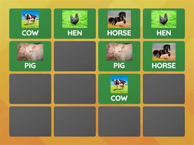 MEMORY GAME FARM