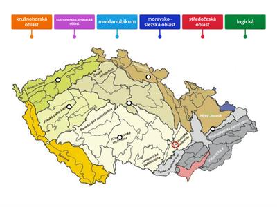 Geologické oblasti ČR