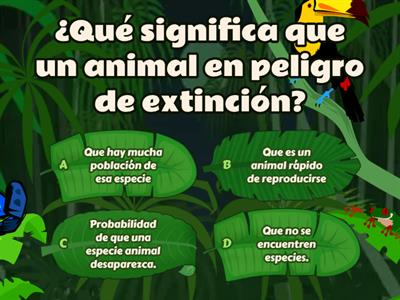 ANIMALES EN PELIGRO DE EXTINCIÓN