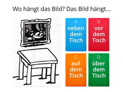  Předložky se 3. a 4. pádem - otázka WO? (kde?)