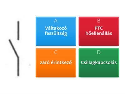 Villamos rajzjelek I. 9c 