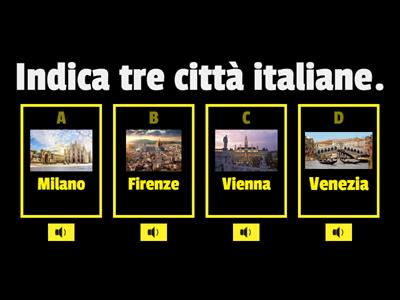 Quiz italiano 6ème