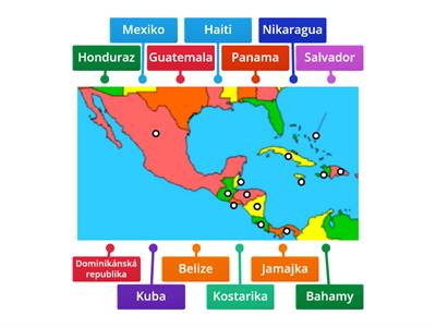 Státy Střední Ameriky