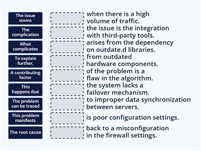 Communication skills: Explaining cause