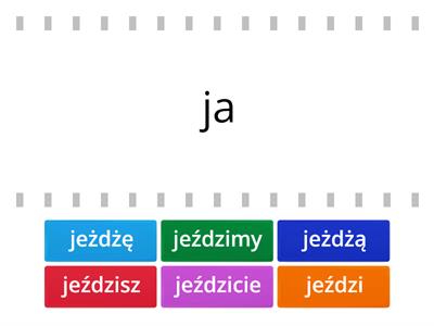 Polski jako obcy - jeździć