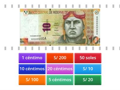 Identifica monedas y billetes