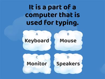 PARTS OF A KEYBOARD