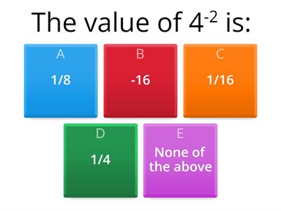 Exponents and Power