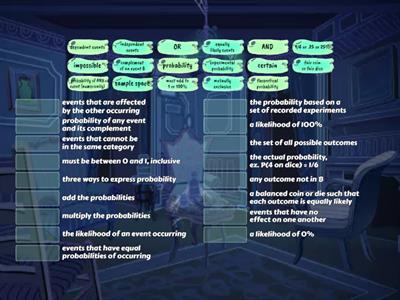 PROBABILITY VOCABULARY 