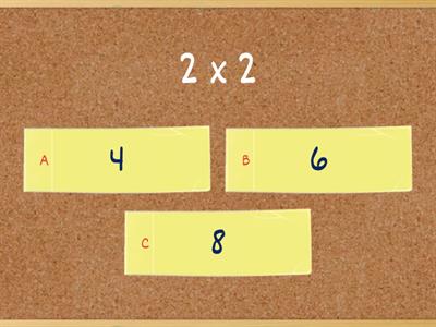 Таблиця множення і ділення на 2 і 3
