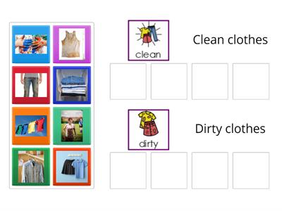 Clothes - clean or dirty?