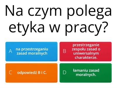 Etyka w pracy 