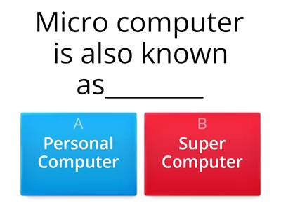 Computers Quiz - Class 4