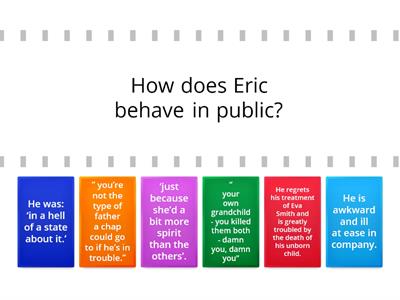 Eric Birling - quiz 