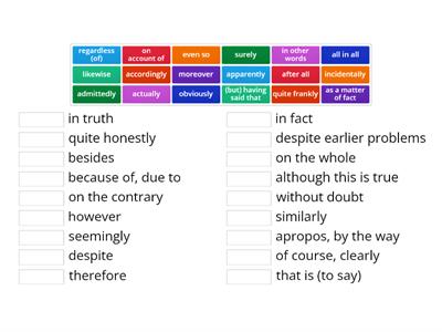 discourse markers