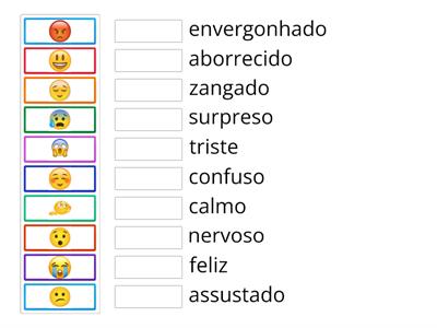 Emojis das emoções