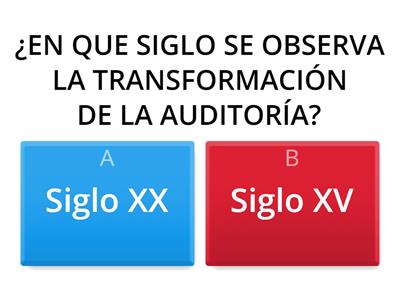 EVALUACIÓN DIAGNÓSTICA: AUDITORÍA